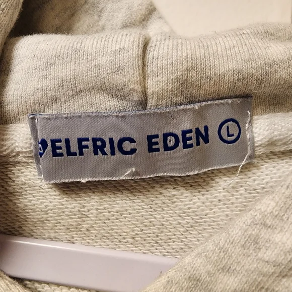 Aelfric Eden Stellaris Star Large Heather Grey Hoody As Is - Picture 3 of 6